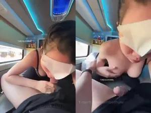 Máu dâm đãng vụng trộm trên xe khách || p1