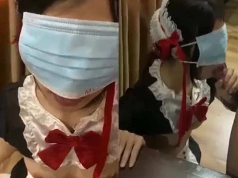 Cô bạn gái việt dâm cosplay nô lệ mút mút con cu điêu luyện